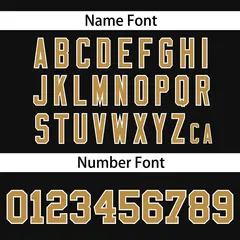 Black Old Gold Stripe Raglan Baseball Jersey 4