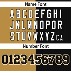 Black Old Gold Stripe-Solid Combo Authentic Baseball Jersey 4