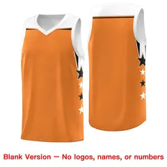 Black Old Gold Two Tone Side Star Color Block Drapable Basketball Jersey 6