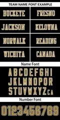 Black Old Gold-White Classic Mesh Authentic Football Jersey 3