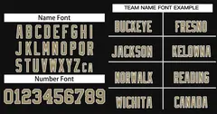 Black Old Gold-White Classic Style Baseball Jersey 3