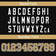 Black Old Gold-White Color Block Authentic Baseball Jersey 4