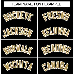 Black Old Gold-White Varsity Full-Snap Letterman Jacket 3