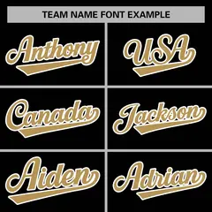 Black Old Gold-White Varsity Full-Snap Letterman Jacket 5