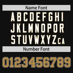 Black Old Gold Zebra Graffiti Authentic Baseball Jersey 4