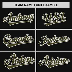 Black Olive Horizontal Stripe Pullover Baseball Jersey 3