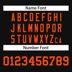 Black Orange-Black Classic Style Mesh Football Jersey 4