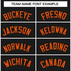 Black Orange Classic Bull Men's Basketball Jersey 3