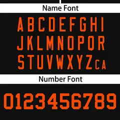 Black Orange Flame Graffiti Authentic Baseball Jersey 4