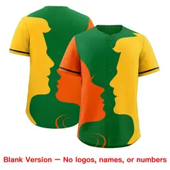Black Orange Gold Couple Silhouettes Valentine's Baseball Jersey 2
