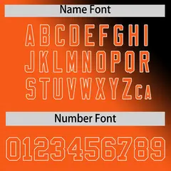 Black Orange Gradient Diagonal Stripe Baseball Jersey 4
