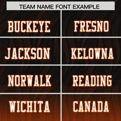 Black Orange Gradient Outdoor Flag Football Jersey 3