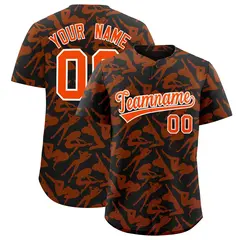 Black Orange Graffiti Pattern Baseball Jersey