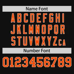 Black Orange Horizontal Stripe Pullover Baseball Jersey 4