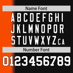 Black Orange Pinstripe Gradient Baseball Jersey 4