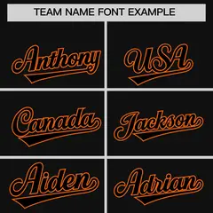 Black Orange Raglan Full-Snap Varsity Letterman Two Tone Hoodie Jacket 5