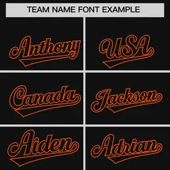Black Orange Raglan Three Stripes Varsity Letterman Jacket Hoodie 5