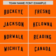 Black Orange Side Blocks Raglan Sleeves Football Jersey 3