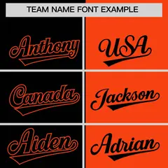 Black Orange Split Coconut Tree Design Baseball Jersey 3