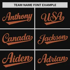 Black Orange Texas Flag Classic Authentic Baseball Jersey 3