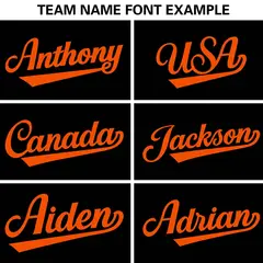Black Orange Two Tone Split Varsity Full-Snap Raglan Letterman Jacket 7