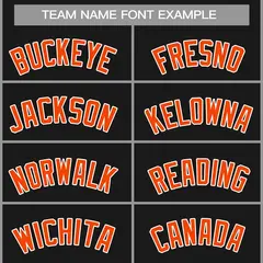 Black Orange-White Classic Casual Basketball Jersey 3
