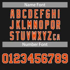 Black Orange-White Classic Casual Basketball Jersey 4