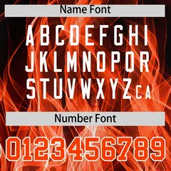 Black Orange White Flame Graffiti Pattern Baseball Jersey 4