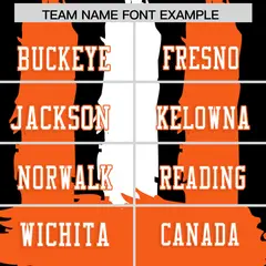 Black Orange White Graffiti Pattern Flag Football Jersey 3