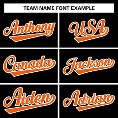 Black Orange White Raglan Varsity Full-Snap Letterman Jacket 5