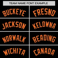 Women's Black Orange-White Thick Slash Mesh Basketball Jersey 3