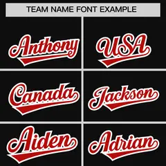 Black Patriotic Gradient American Flag Baseball Jersey 3