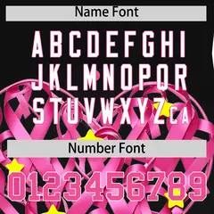 Women's Black Pink Breast Cancer Awareness Pink Ribbon Baseball Jersey 4