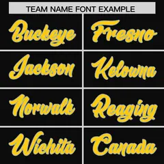 Black Pink Gold Sides Gradient Fashion Football Jersey 3
