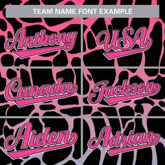 Black Pink-Lt Blue Spotted Varsity Full-Zip Letterman Bomber Jacket 5