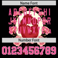Black Pink Mother's Day Baseball Jersey 4