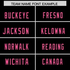 Black Pink Neckline Square Classic Authentic Football Jersey 3