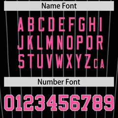 Black Pink Pinstripe Authentic Baseball Jersey 4