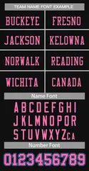 Black Pink-Powder Blue Classic Authentic Football Jersey 5