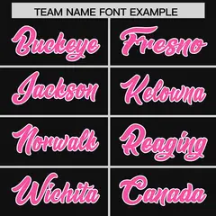 Black Pink Purple Gradient Sides Fashion Football Jersey 3