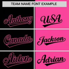 Black Pink Split Coconut Tree Design Baseball Jersey 3