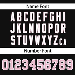 Black Pink Stripe Raglan Authentic Baseball Jersey 4