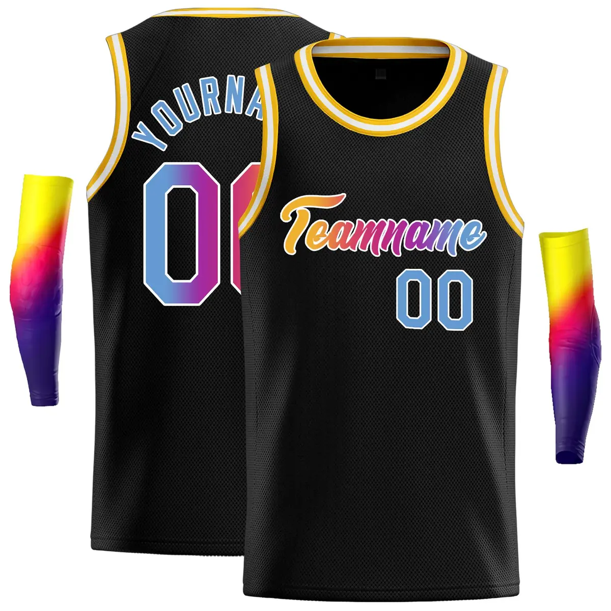 Black Pink-White Classic Casual Basketball Jersey
