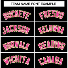 Black Pink-White Varsity Full-Snap Letterman Jacket 3