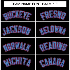 Black Powder Blue-Black Varsity Full-Snap Letterman Jacket 3