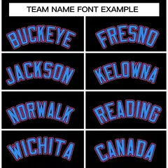 Black Powder Blue Pink Full-Snap Varsity Letterman Jacket 5
