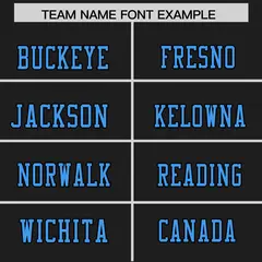 Black Powder Blue Shoulder Star Pattern Flag Football Jersey 3