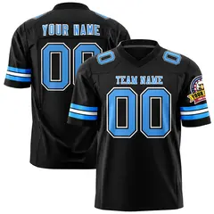 Black Powder Blue-White Classic Authentic Football Jersey 1