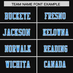 Black Powder Blue-White Classic Authentic Football Jersey 3
