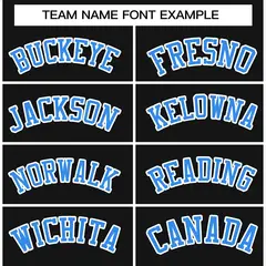 Black Powder Blue-White Raglan Sleeves Waterproof Jacket 3
